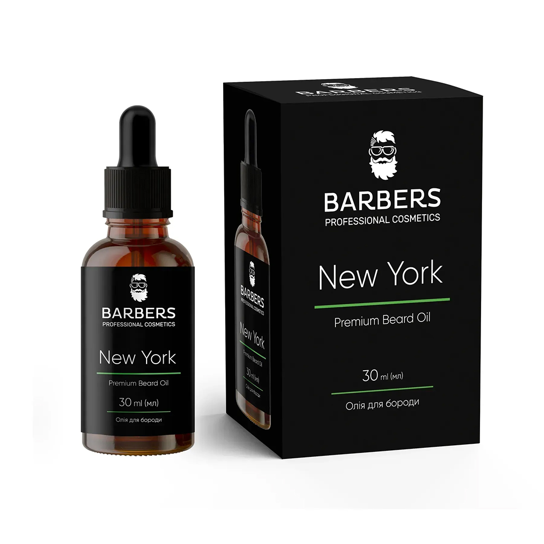 Barbers New York — масло для бороды, 30 мл